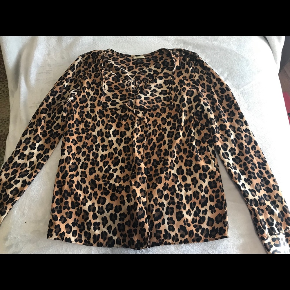 Women’s Dana Buchman Leopard Blouse